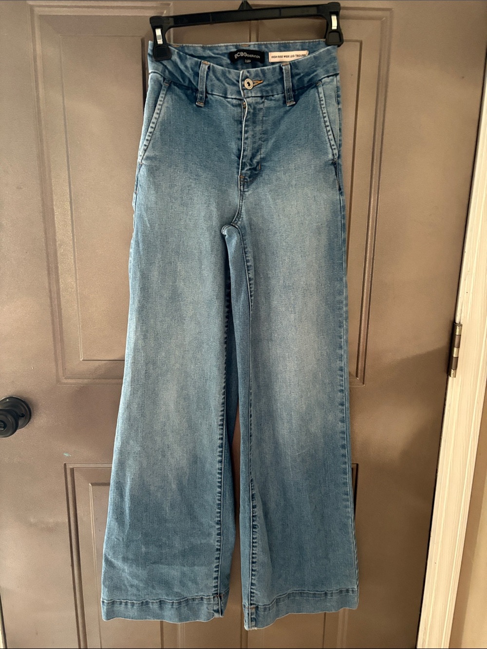 BCBGeneration Light Blue Wide Leg Jeans